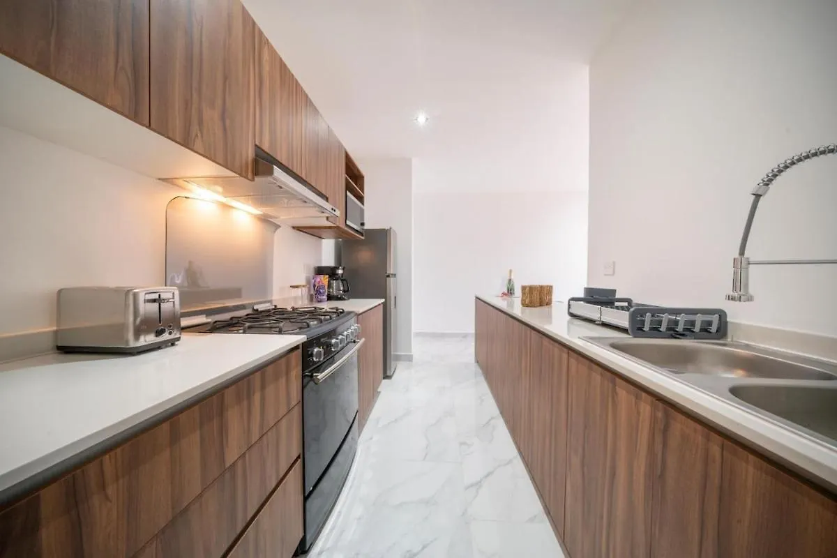 Apt Ceiba Tu Refugio Familiar Alberca Y Jardines プレヤデルカーメン アパート